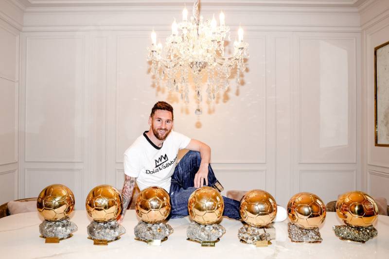 Messi có 7 quả bóng vàng